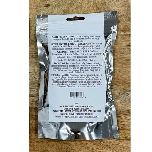 5/$20 NEW Pink Berry Scented Bath Fizzers - Picture 3 of 4